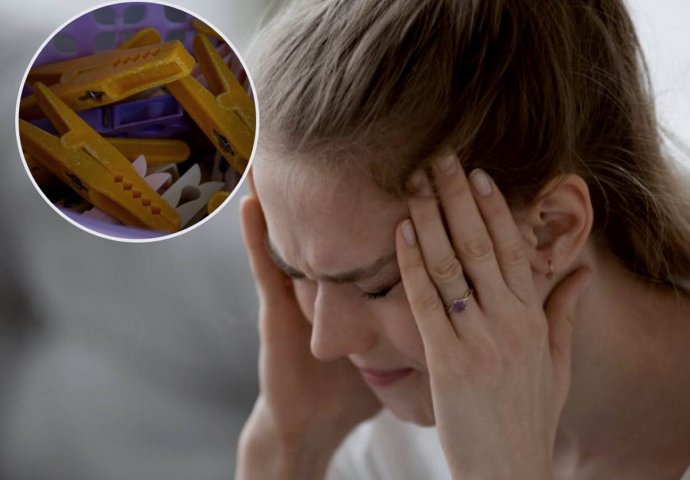 STAVITE ŠTIPALJKU NA OVO MJESTO I MIGRENA NESTAJE ZA MINUT: Žena otkrila sjajan trik koji joj je “spasio život”!