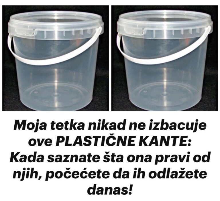 Moja tetka nikad ne izbacuje ove PLASTIČNE KANTE: Kada saznate šta ona pravi od njih, počećete da ih odlažete danas!