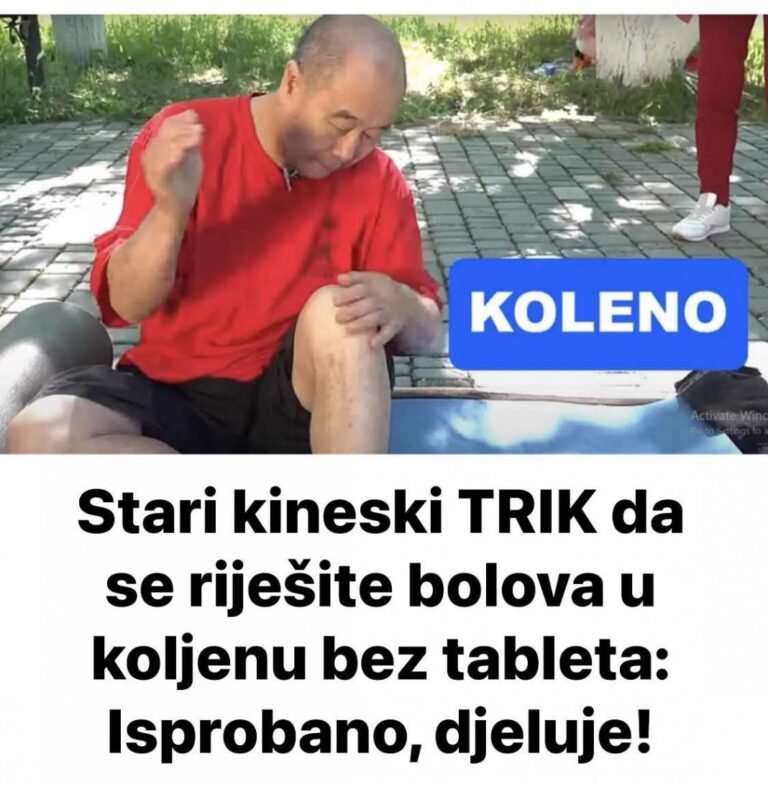 Stari kineski TRIK da se riješite bolova u koljenu bez tableta: Isprobano, djeluje!