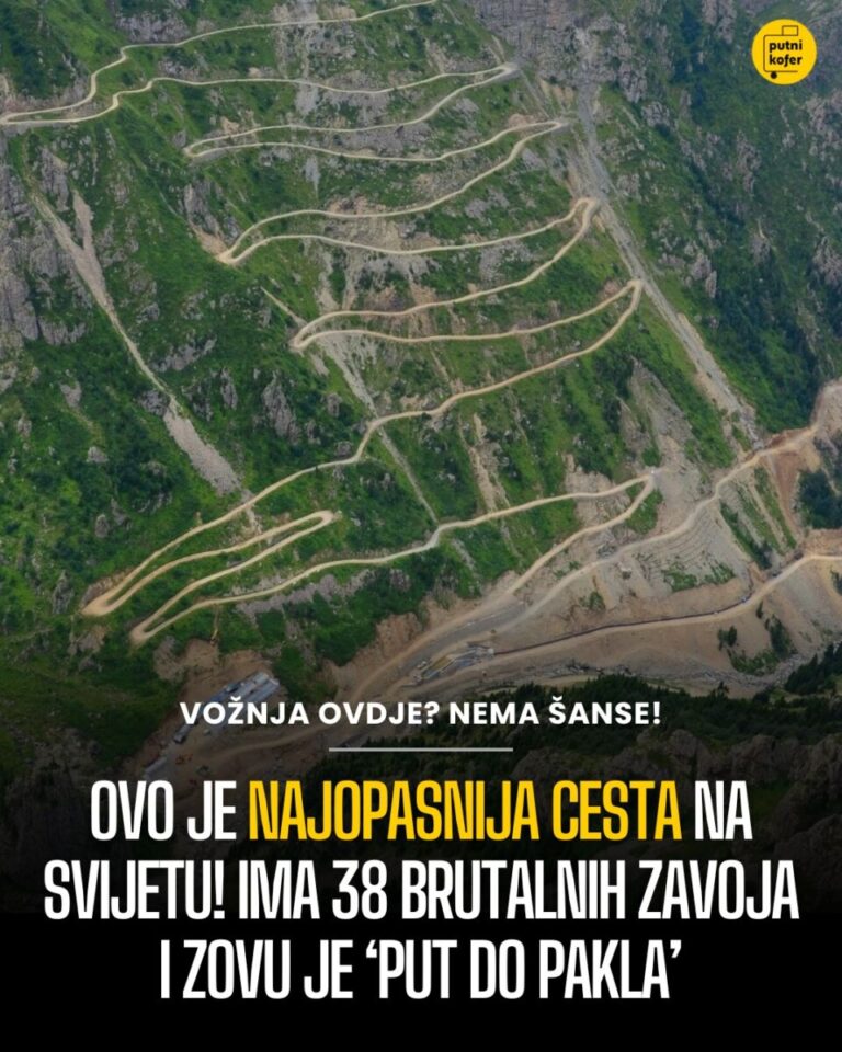 Ovo je najopasnija cesta na svijetu! Zovu je ‘put do pakla’, ima 38 brutalnih zavoja, a i danas njome voze auti i autobusi
