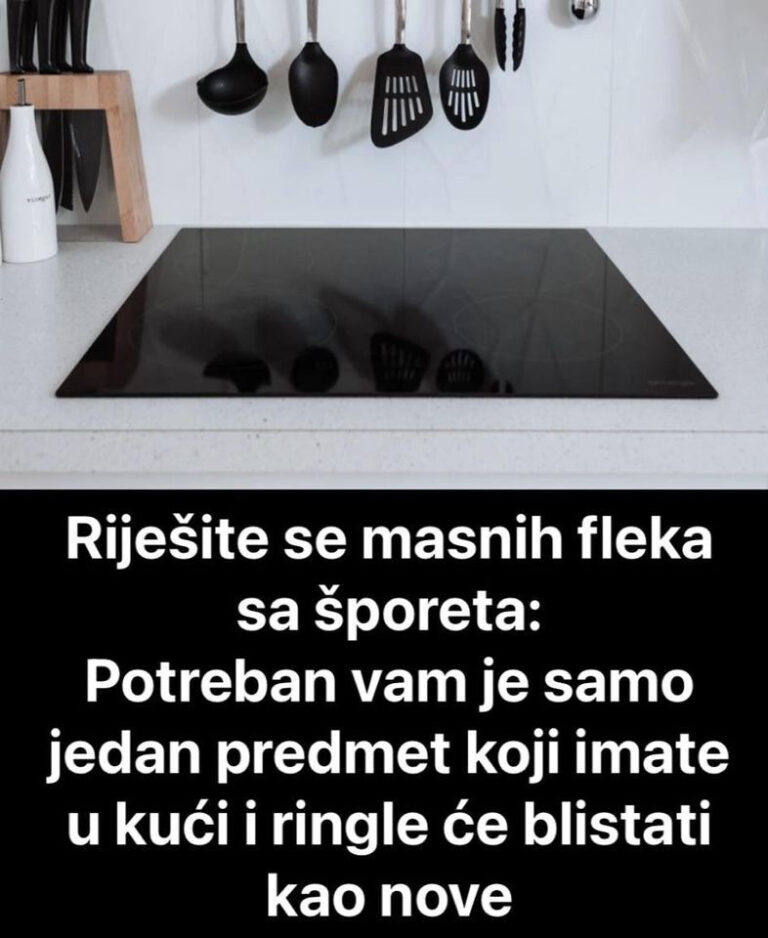 Riješite se masnih fleka sa šporeta: Potreban vam je samo jedan predmet koji imate u kući i ringle će blistati kao nove