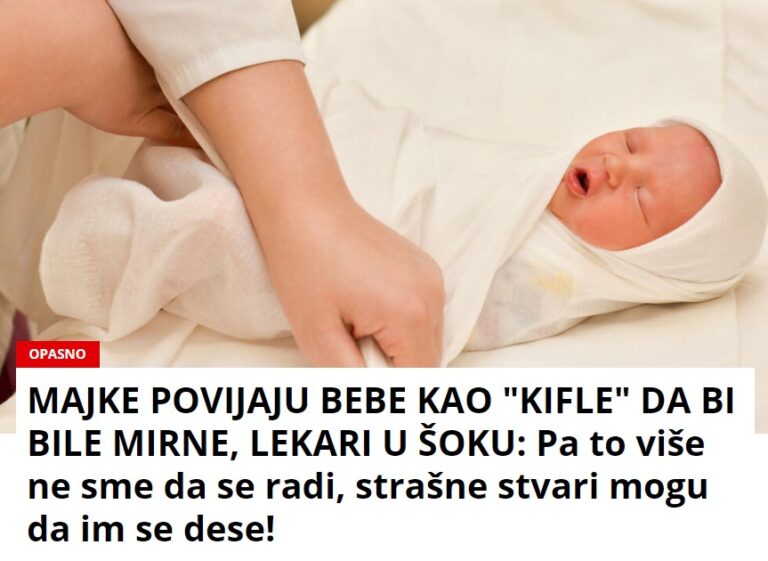 MAJKE POVIJAJU BEBE KAO “KIFLE” DA BI BILE MIRNE, LEKARI U ŠOKU: Pa to više ne sme da se radi, strašne stvari mogu da im se dese!