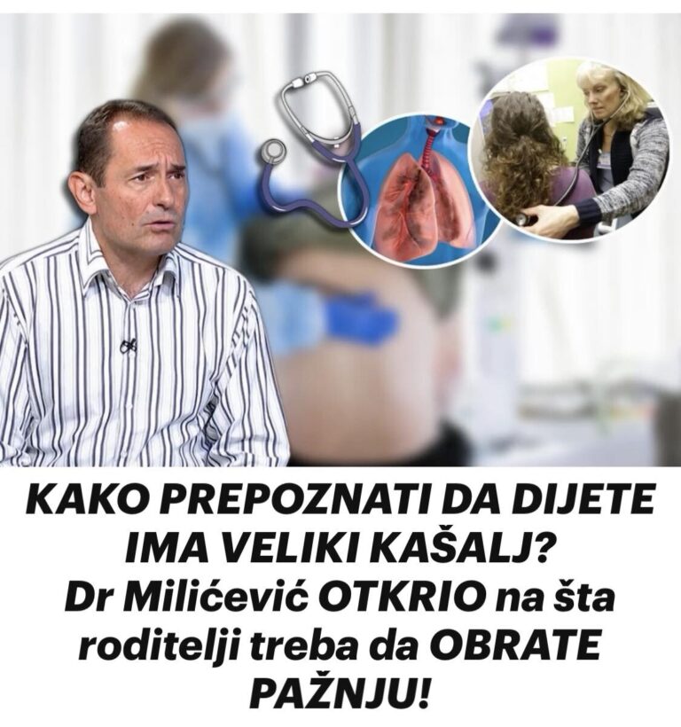 KAKO PREPOZNATI DA DIJETE IMA VELIKI KAŠALJ? Dr Milićević OTKRIO na šta roditelji treba da OBRATE PAŽNJU!