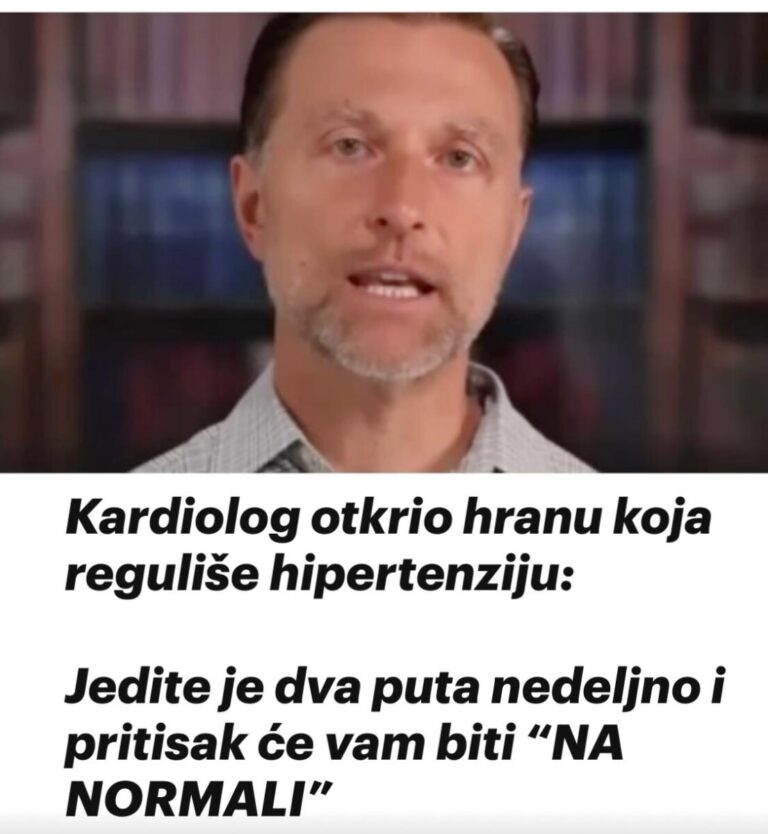Kardiolog otkrio hranu koja reguliše hipertenziju: Jedite je dva puta nedeljno i pritisak će vam biti “NA NORMALI”