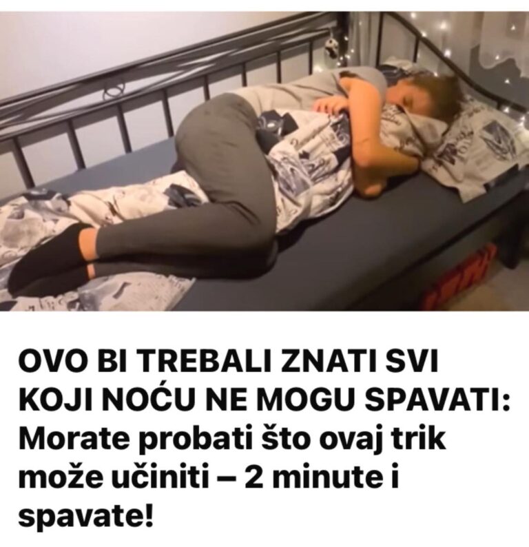 OVO BI TREBALI ZNATI SVI KOJI NOĆU NE MOGU SPAVATI: Morate probati što ovaj trik može učiniti – 2 minute i spavate!