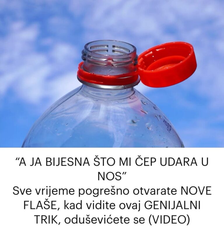 “A JA BIJESNA ŠTO MI ČEP UDARA U NOS” Sve vrijeme pogrešno otvarate NOVE FLAŠE, kad vidite ovaj GENIJALNI TRIK, oduševićete se (VIDEO)