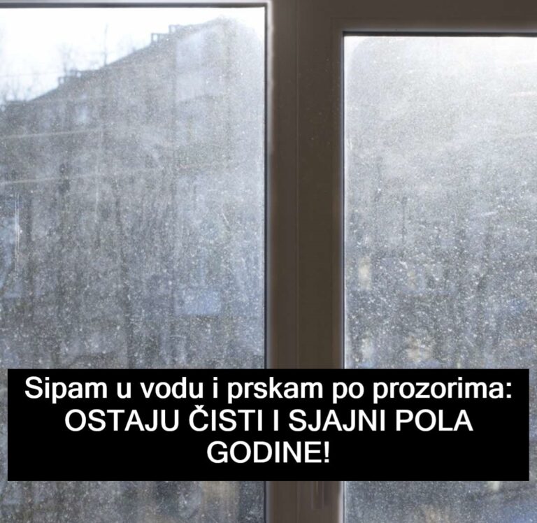 Sipam u vodu i prskam po prozorima: OSTAJU ČISTI I SJAJNI POLA GODINE!