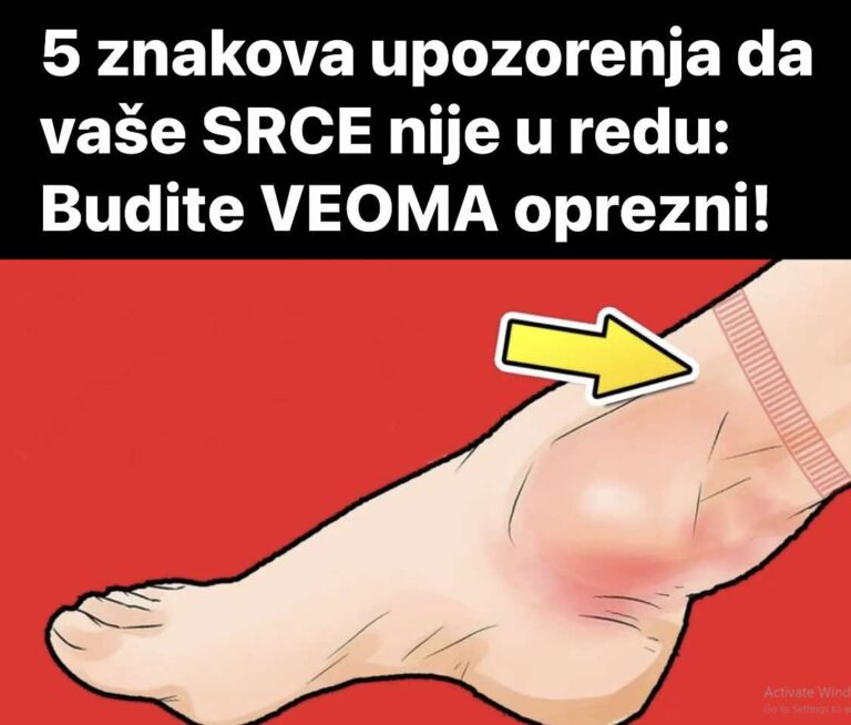5 znakova upozorenja da vaše SRCE nije u redu: Budite VEOMA oprezni!