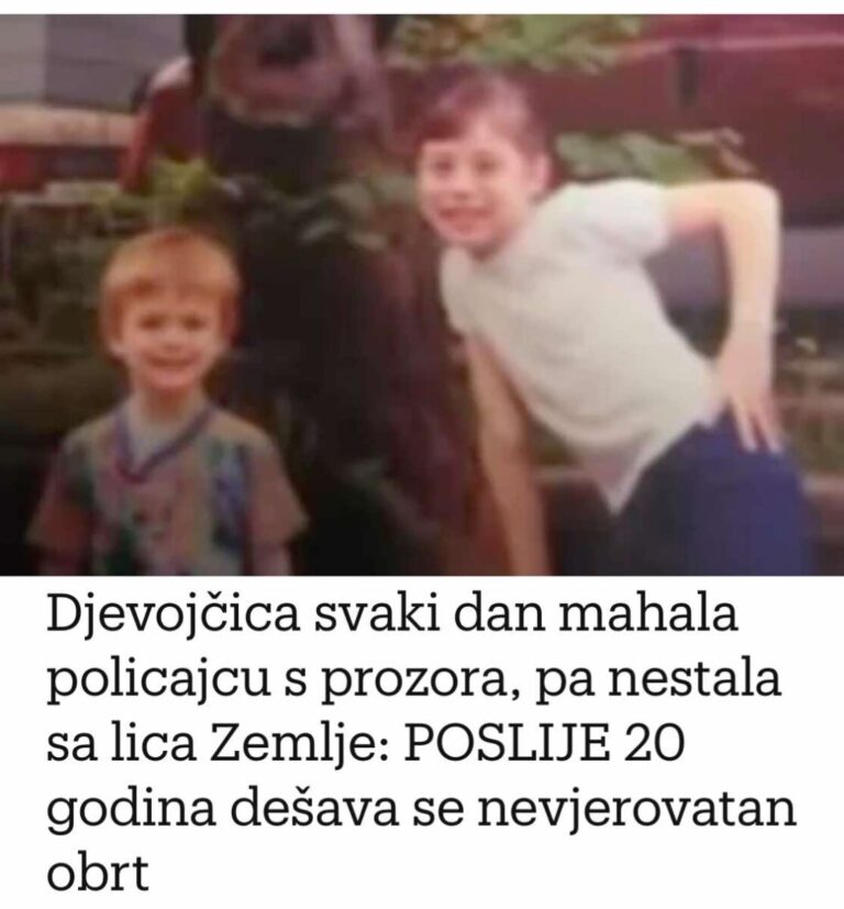 Djevojčica svaki dan mahala policajcu s prozora, pa nestala sa lica Zemlje: POSLIJE 20 godina dešava se nevjerovatan obrt