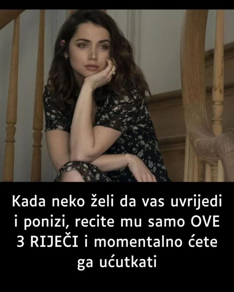 Kada neko želi da vas uvrijedi i ponizi, recite mu samo OVE 3 RIJEČI i momentalno ćete ga ućutkati