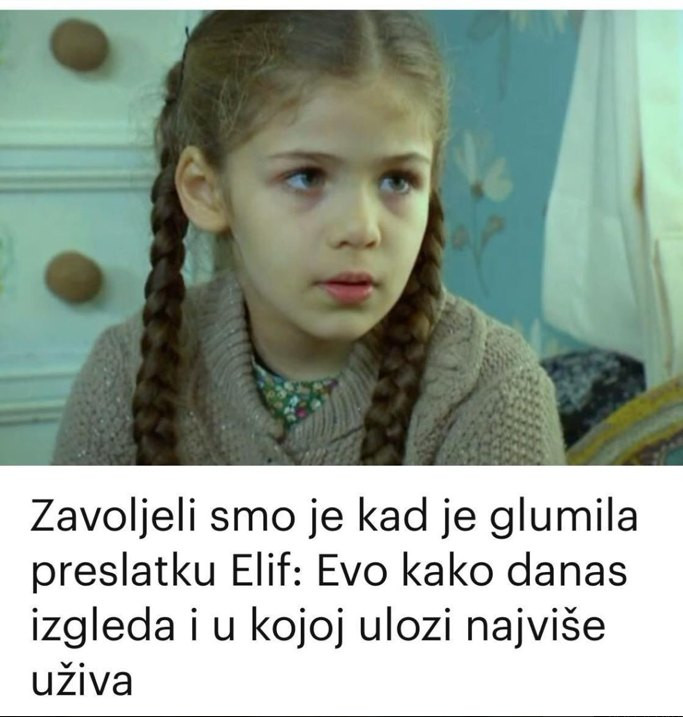 Zavoljeli smo je kad je glumila preslatku Elif: Evo kako danas izgleda i u kojoj ulozi najviše uživa