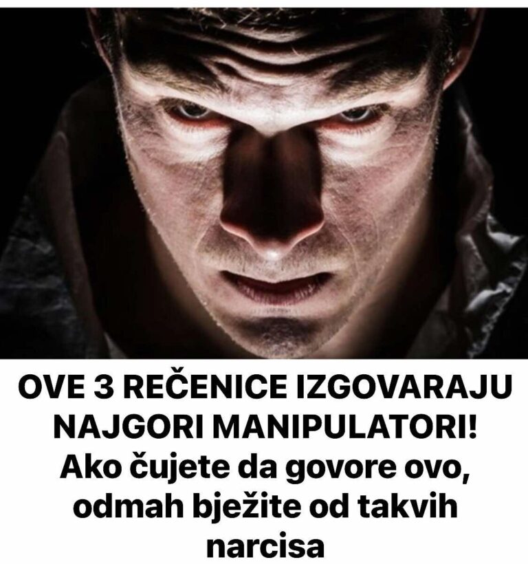 OVE 3 REČENICE IZGOVARAJU NAJGORI MANIPULATORI! Ako čujete da govore ovo, odmah bježite od takvih narcisa