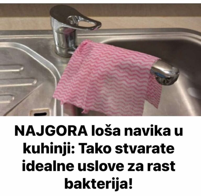 NAJG0RA loša navika u kuhinji: TAK0 stvarate idealne USL0VE za rast bakterija!