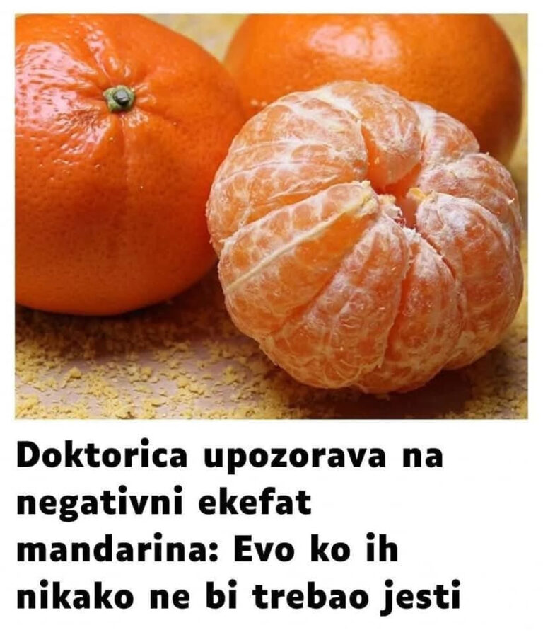 Doktorica upozorava na negativni ekefat mandarina: Evo ko ih nikako ne bi trebao jesti