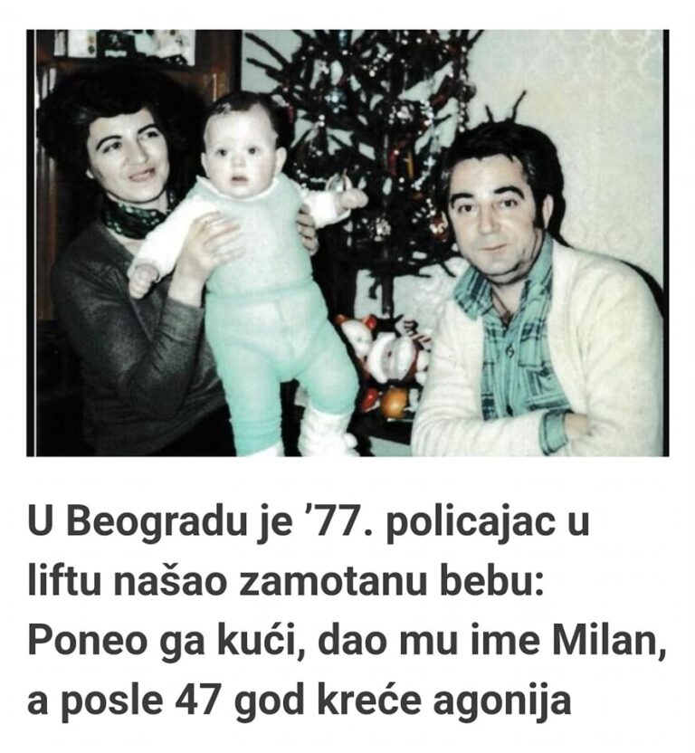 U Beogradu je ’77. policajac u liftu našao zamotanu bebu: Poneo ga kući, dao mu ime Milan, a posle 47 god kreće agonija