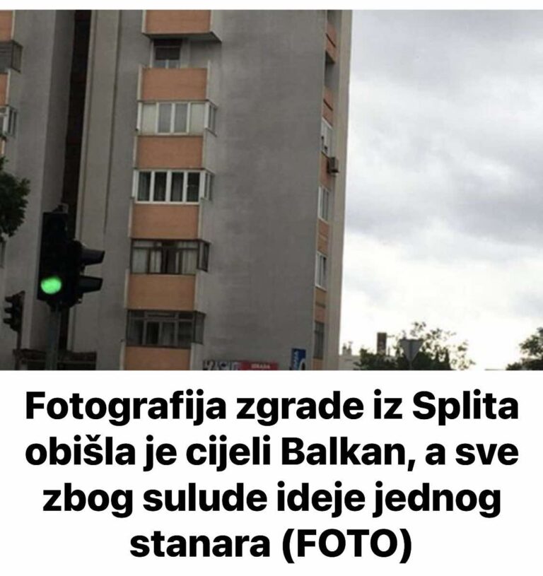 Fotografija zgrade iz Splita obišla je cijeli Balkan, a sve zbog sulude ideje jednog stanara (FOTO)