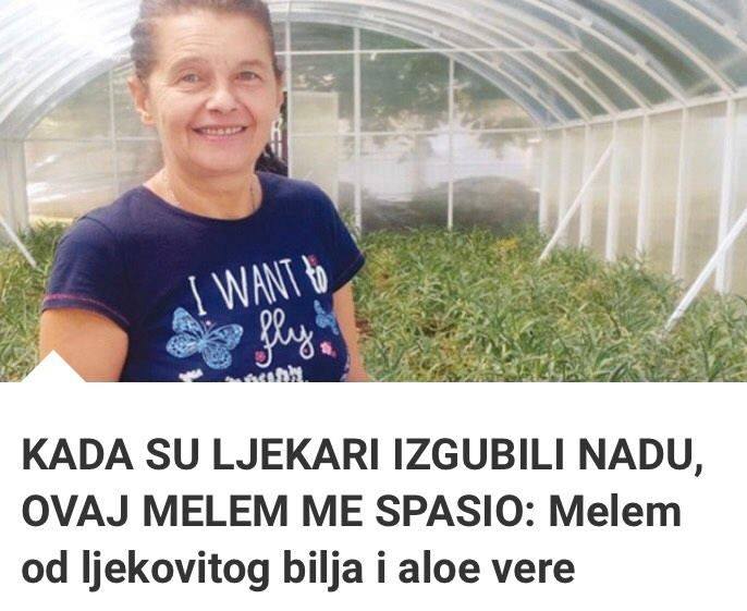 KADA SU LJEKARI IZGUBILI NADU, OVAJ MELEM ME SPASIO: Melem od ljekovitog bilja i aloe vere