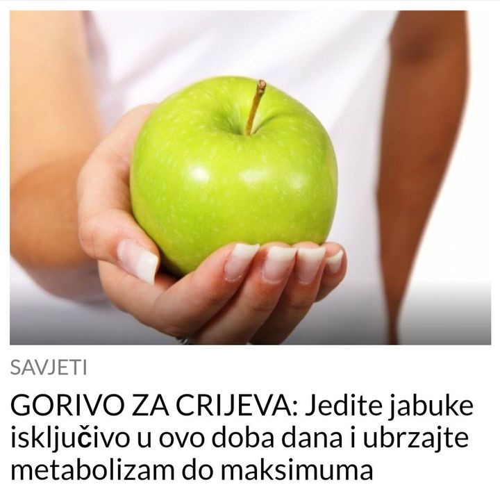 Gorivo za crijeva: Jedite jabuke isključivo u ovo doba dana i ubrzajte metabolizam do maksimuma