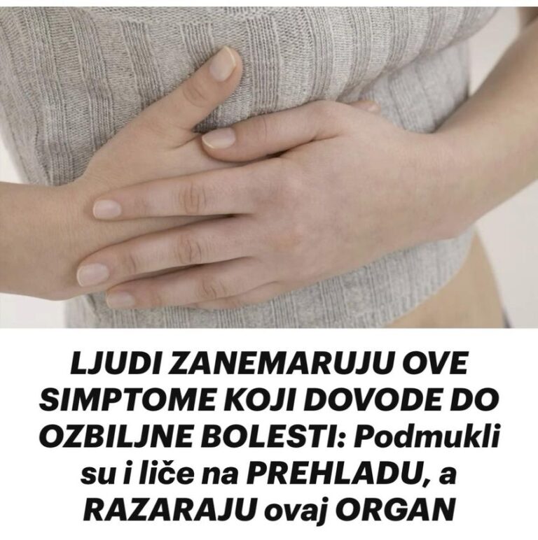 LJUDI ZANEMARUJU OVE SIMPTOME KOJI DOVODE DO OZBILJNE BOLESTI: Podmukli su i liče na PREHLADU, a RAZARAJU ovaj ORGAN
