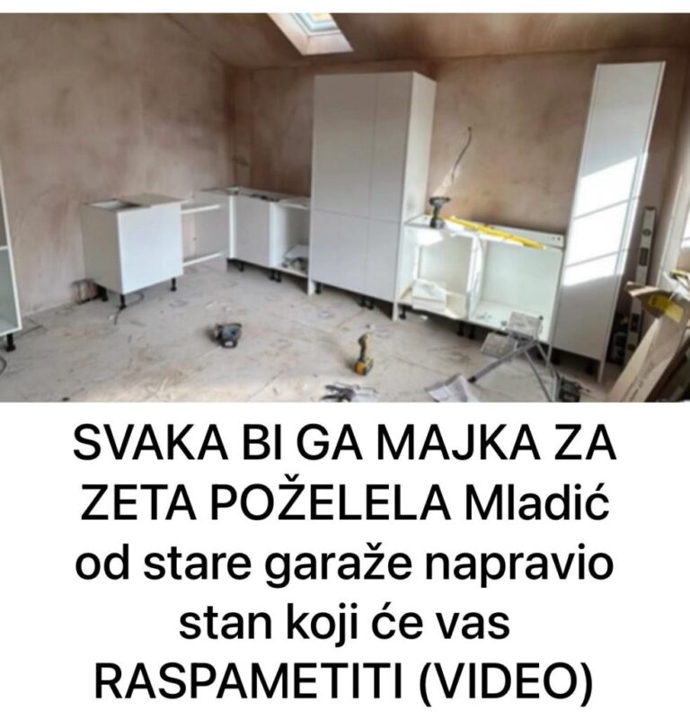 SVAKA BI GA MAJKA ZA ZETA POŽELELA Mladić od stare garaže napravio stan koji će vas RASPAMETITI