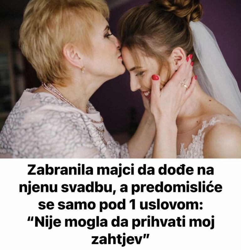 Zabranila majci da dođe na njenu svadbu, a predomisliće se samo pod 1 uslovom: “Nije mogla da prihvati moj zahtjev”