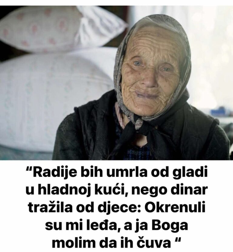 “Radije bih umrla od gladi u hladnoj kući, nego dinar tražila od djece: Okrenuli su mi leđa, a ja Boga molim da ih čuva “