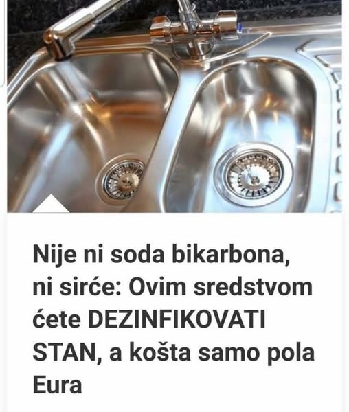 Nije ni soda bikarbona, ni sirće: Ovim sredstvom cete dezinfikovati stan,a košta samo pola eura
