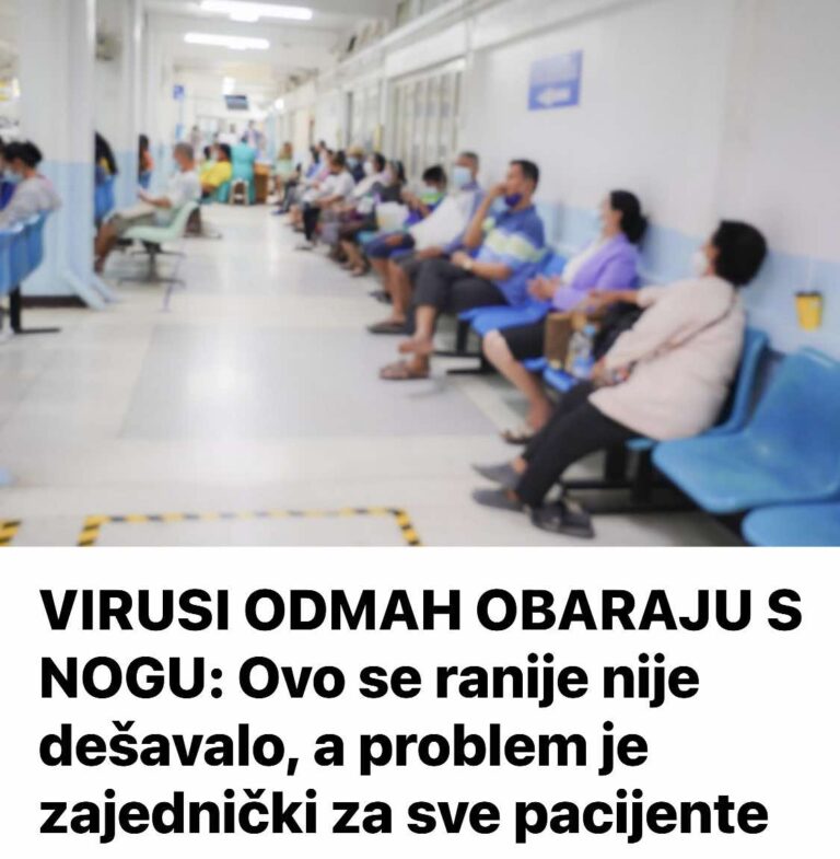 VIRUSI ODMAH OBARAJU S NOGU: Ovo se ranije nije dešavalo, a problem je zajednički za sve pacijente