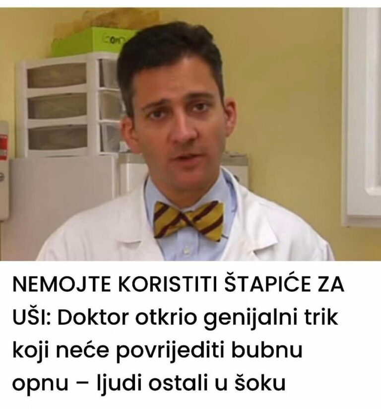 NEMOJTE KORISTITI ŠTAP1ĆE ZA UŠI: Doktor otkrio genijalni trik koji neće povrijediti bubnu opnu – ljudi ostali u šoku