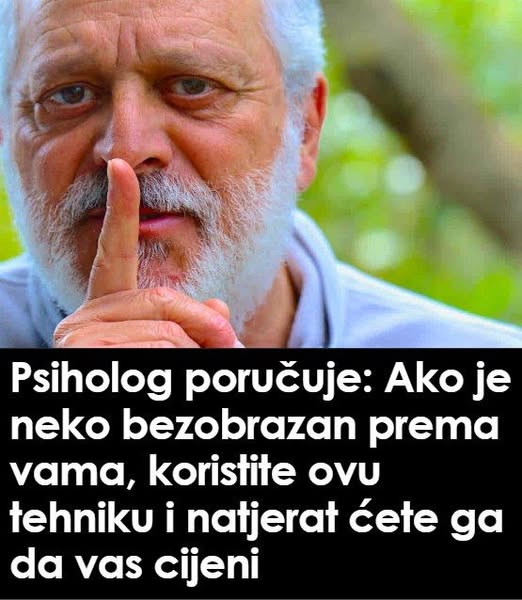 Psiholog poručuje: Ako je neko bezobrazan prema vama, koristite ovu tehniku i natjerat ćete ga da vas cijeni