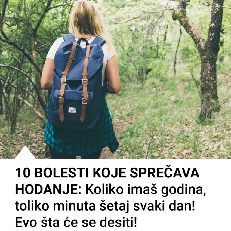 Koliko imaš godina, toliko minuta šetaj svaki dan! Evo šta će se desiti!