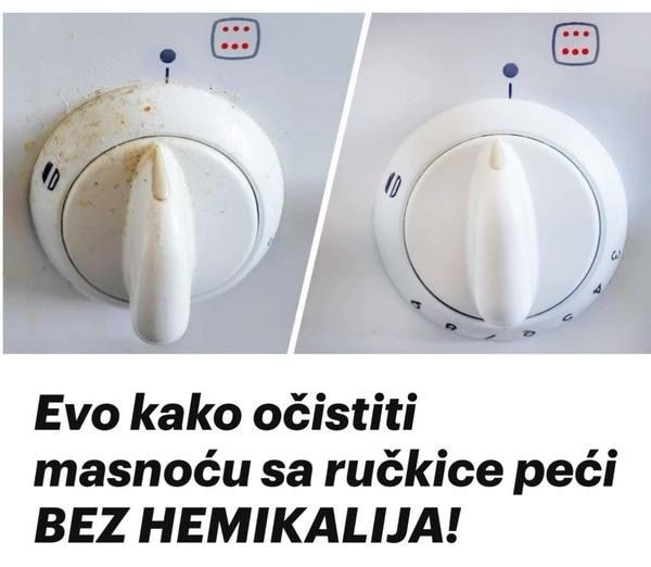 Evo kako očistiti požutjele ručkice sa šporeta bez hemikalija!