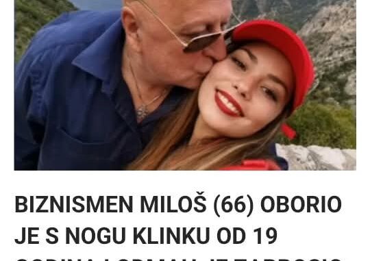 BIZNISMEN MILOŠ (66) poklonio srce 19-godišnjoj Anabeli – godinama traži PRAVU, a ona ga OVIM OBORILA S NOGU: “Ne pije, ne drogira se, a OVO najviše cenim”