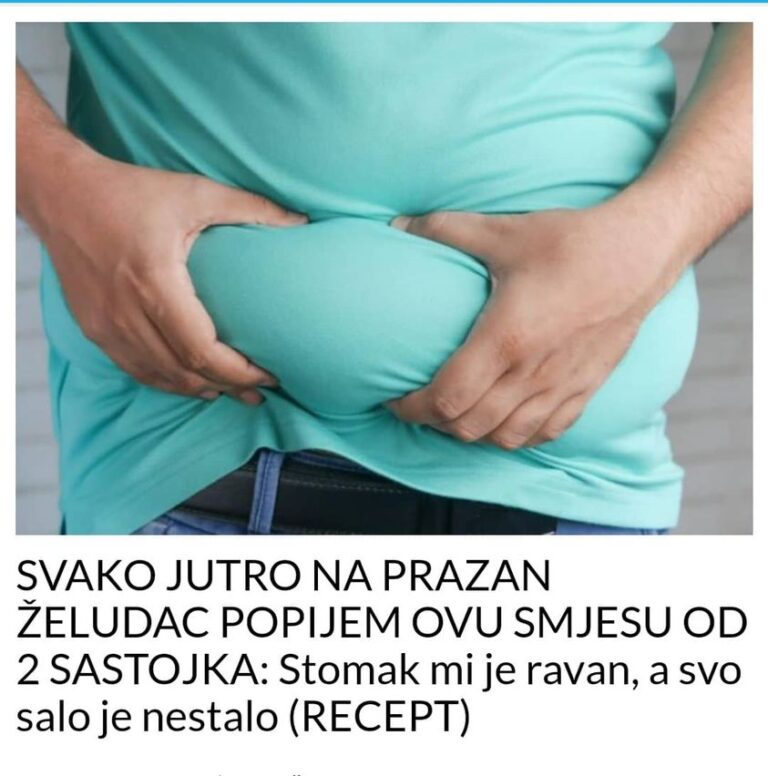 SVAKO JUTRO NA PRAZAN ŽELUDAC POPIJEM OVU SMJESU OD 2 SASTOJKA: Stomak mi je ravan, a svo salo je nestalo (RECEPT)