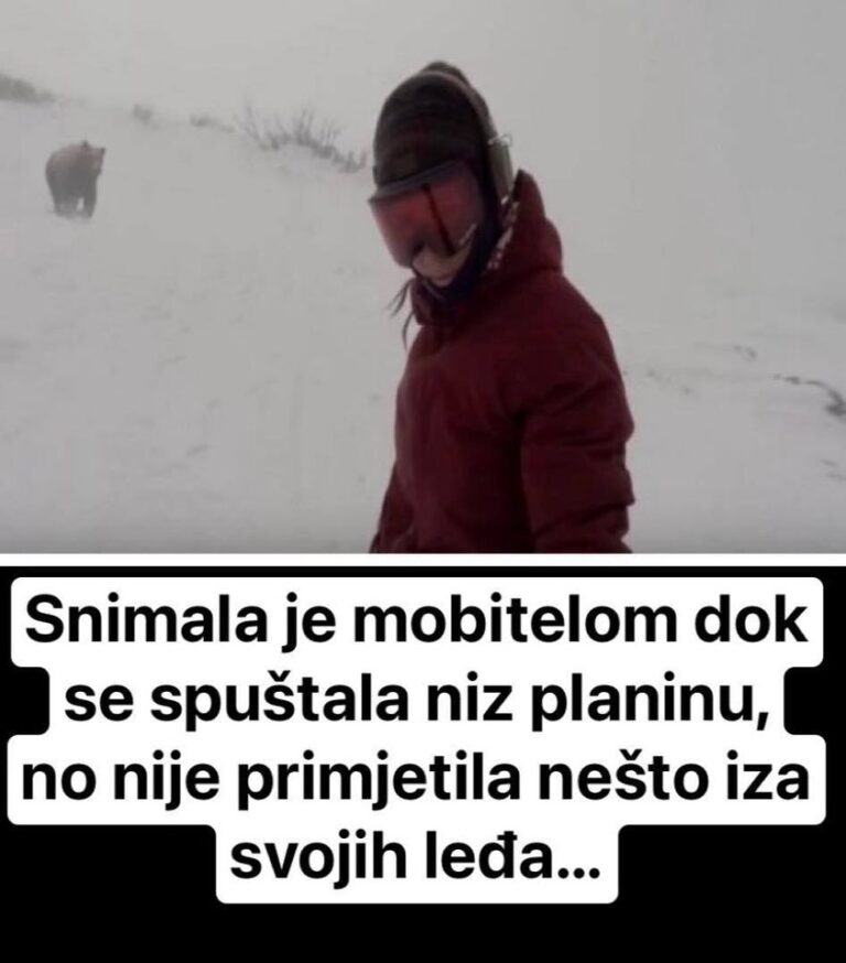 Snimala je mobitelom dok se spuštala niz planinu, no nije primjetila nešto iza svojih leđa…