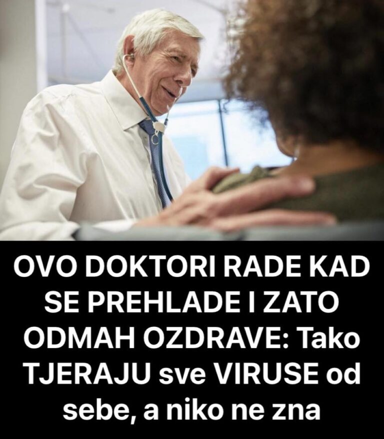 OVO DOKTORI RADE KAD SE PREHLADE I ZATO ODMAH OZDRAVE: Tako TJERAJU sve VIRUSE od sebe, a niko ne zna