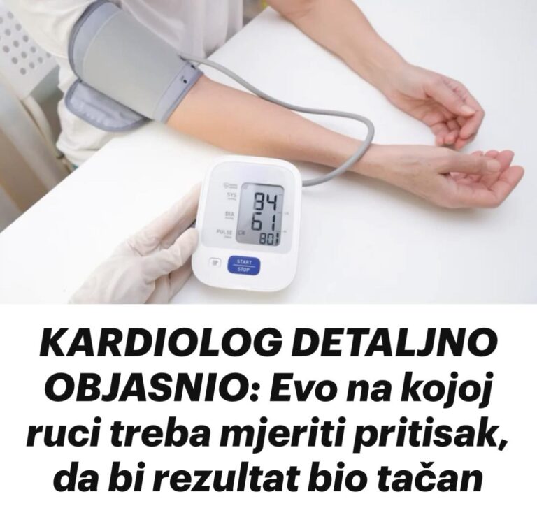 KARDIOLOG DETALJNO OBJASNIO: Evo na kojoj ruci treba mjeriti pritisak, da bi rezultat bio tačan