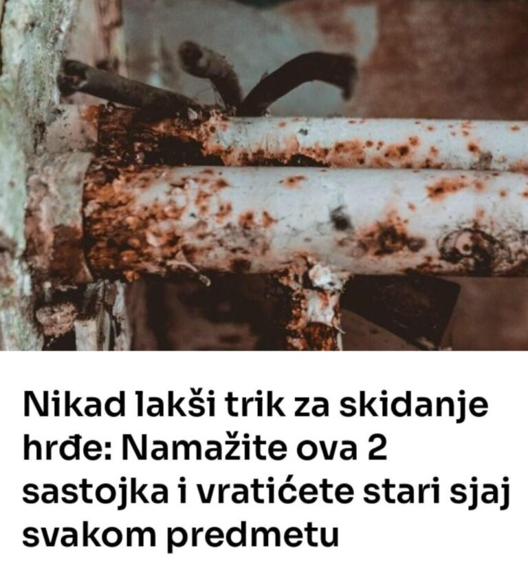 Nikad lakši trik za skidanje hrđe: Namažite ova 2 sastojka i vratićete stari sjaj svakom predmetu