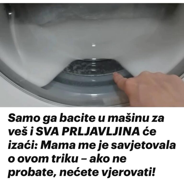 Samo ga bacite u mašinu za veš i SVA PRLJAVLJINA će izaći: Mama me je savjetovala o ovom triku – ako ne probate, nećete vjerovati!
