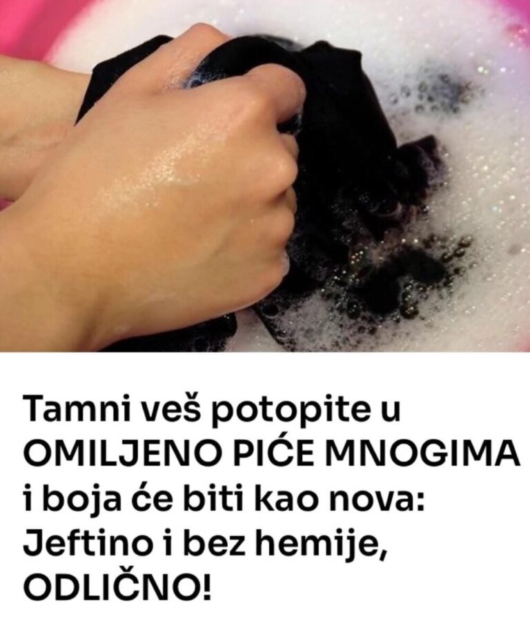 Tamni veš potopite u OMILJENO PIĆE MNOGIMA i boja će biti kao nova: Jeftino i bez hemije, ODLIČNO!