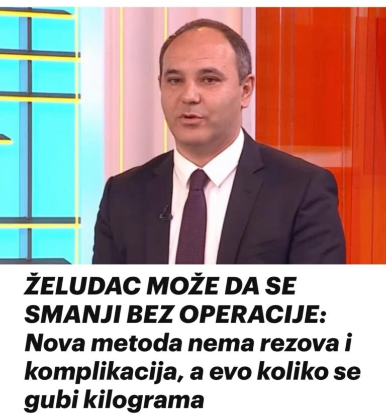 ŽELUDAC MOŽE DA SE SMANJI BEZ OPERACIJE: Nova metoda nema rezova i komplikacija, a evo koliko se gubi kilograma