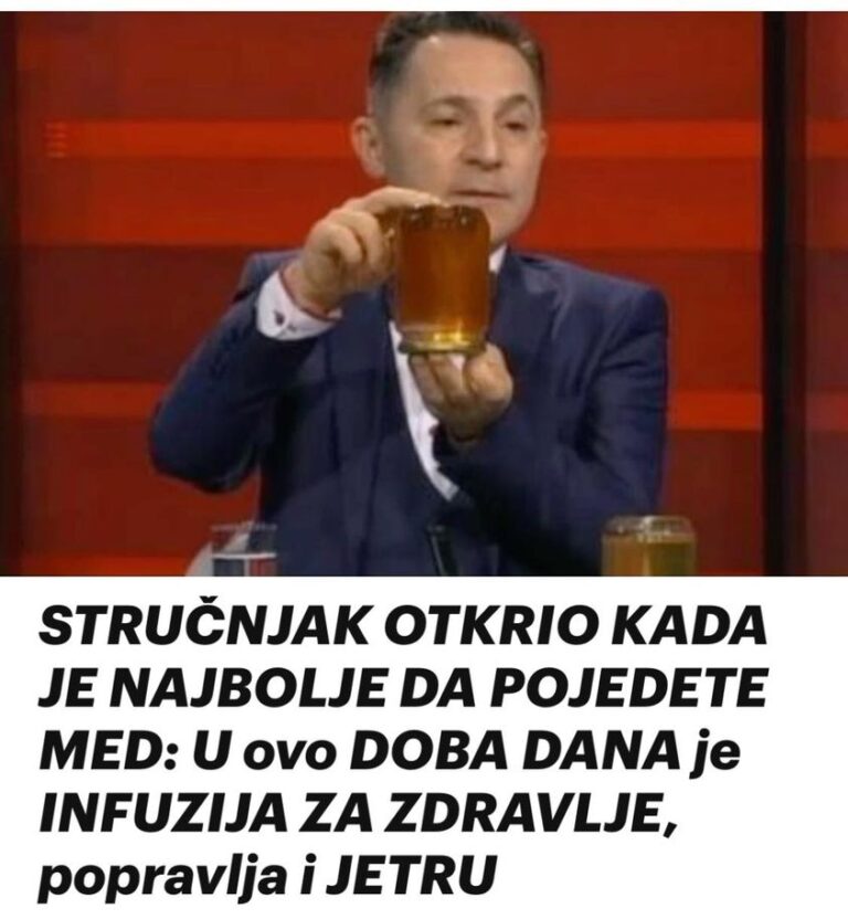 STRUČNJAK OTKRIO KADA JE NAJBOLJE DA POJEDETE MED: U ovo DOBA DANA je INFUZIJA ZA ZDRAVLJE, popravlja i JETRU