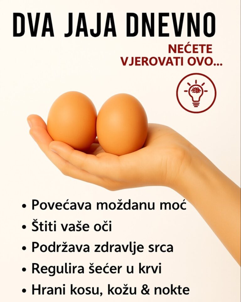 Samo 2 jaja dnevno – mala navika za veliko zdravlje 🥚💪