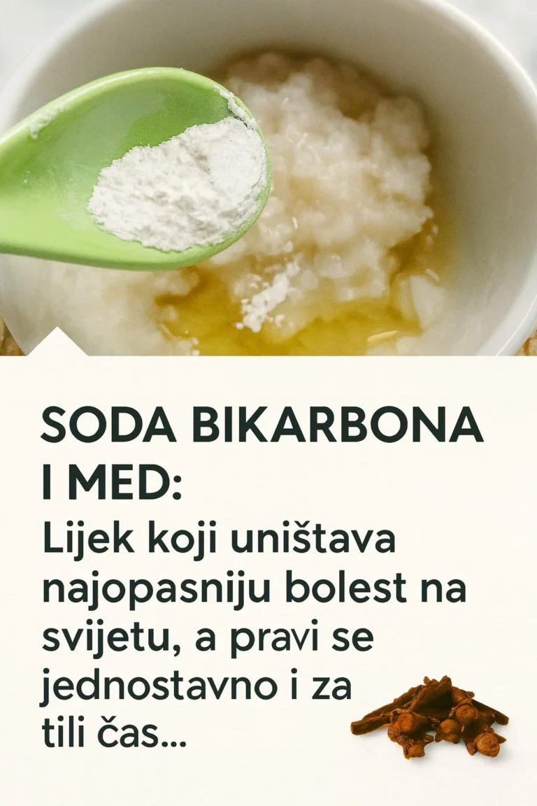 SODA BIKARBONA I MED: Lijek koji uništava najopasniju bolest na svijetu, a pravi se jednostavno i za tili čas…