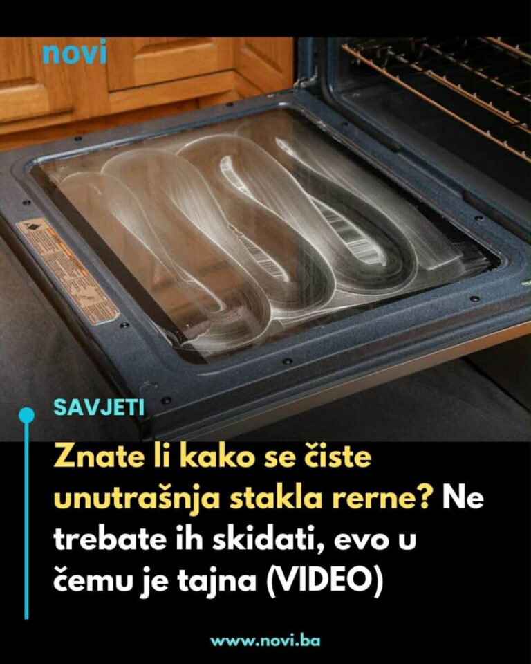 Znate li kako se čiste unutrašnja stakla rerne? Ne trebate ih skidati, evo u čemu je tajna (VIDEO)