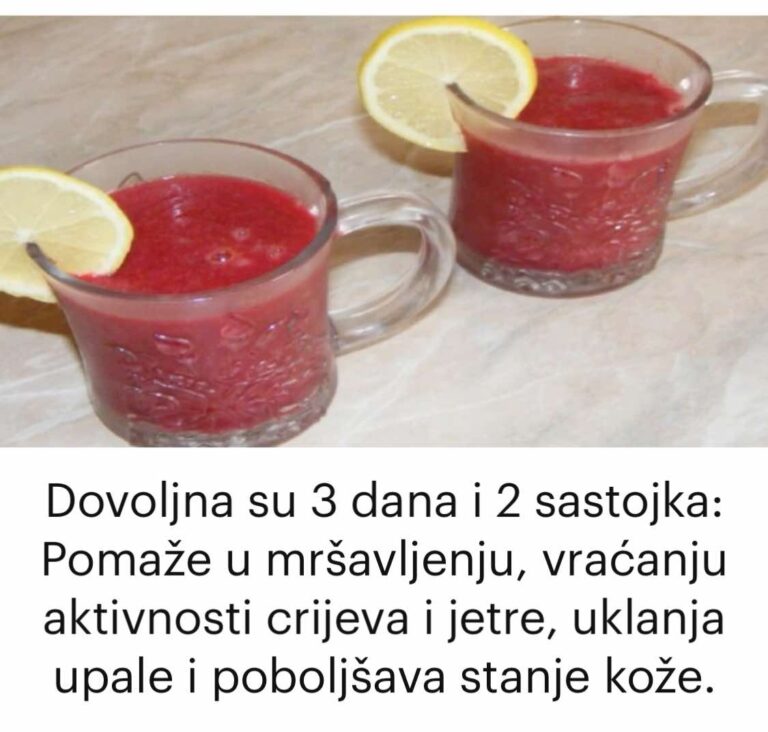 Dovoljna su 3 dana i 2 sastojka: Pomaže u mršavljenju, vraćanju aktivnosti crijeva i jetre, uklanja upale i poboljšava stanje kože.
