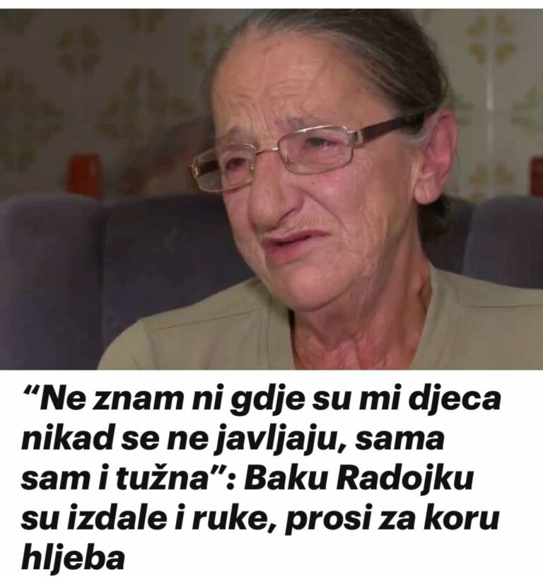 “Ne znam ni gdje su mi djeca nikad se ne javljaju, sama sam i tužna”: Baku Radojku su izdale i ruke, prosi za koru hljeba