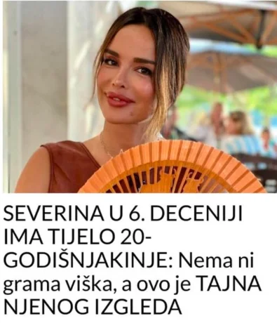 SEVERINA U 6. DECENIJI IMA TELO 20-GODIŠNJAKINJE: Nema ni grama viška, a ovo je TAJNA NJENOG IZGLEDA