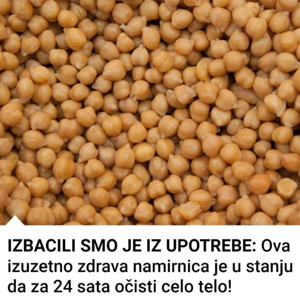 IZBACILI SMO JE IZ UPOTREBE : Ova izuzetno zdrava namirnica je u stanju da za 24 sata očisti celo telo!