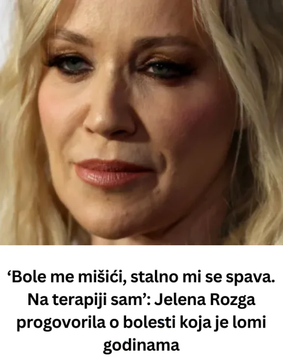 ‘Bole me mišići, stalno mi se spava. Na terapiji sam’: Jelena Rozga progovorila o bolesti koja je lomi godinama